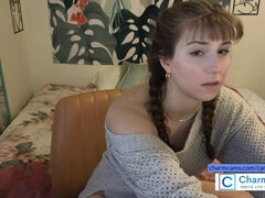アナル, バイセクシャル, 足, 一人, ペニスバンド, オッパイの, おもちゃ, バイブレーター
