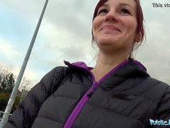 Amateur, Verga grande, Corridas, Dinero, Al aire libre, Pov, Público, Hijo