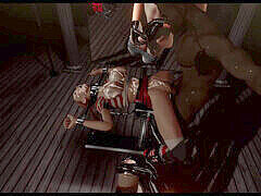 Tridimensionnel, Bondage domination sadisme masochisme, Gros seins, Cocu, Domination, Femelle, Femme dominatrice, Jeux