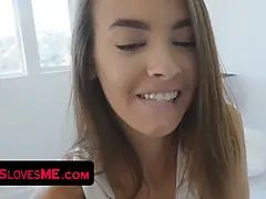 Charity Crawford Deep Throat blowjob her step-brother