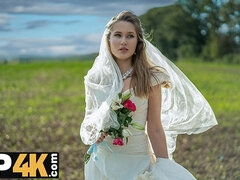 18, 結婚, 車, 浮気者, ドレス, ハードコア, Hd, 結婚式