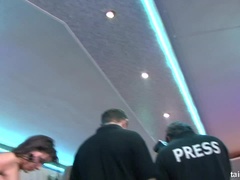 Semen en la boca, Grupo, Pajear, Cuero, Tetas naturales, Ducha, Tetas, Mojado