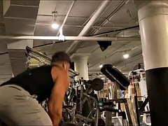 Enthousiasteling, Anaal, Pijpbeurt, Homo, Sportzaal, Masturbatie, Spier, Webcamera