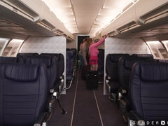 Trans AM Stewardess Is One Kinky Slut - GenderXFilms