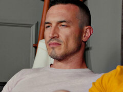 In den arsch, Blasen, Schwanz, Fetisch, Schwul, Handjob, Tätowierung