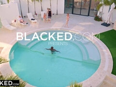 フェラチオ, 巨乳な, カップル, バック, 異人種間, 現実, 赤毛, オッパイの