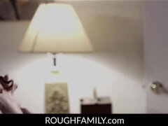 Stepdad Roughly Fucks Scared Teen Stepdaughter - Scarlit Scandal Takes Big Cock