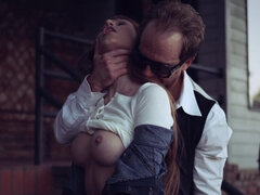 Pijpbeurt, Bruinharig, Rondborstig, Sperma, Hondjeshouding, Klein, Kut duiken, Ruw