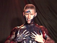 Homosexuelle, Muscle, Nue, Public