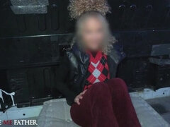 お尻, ブロンド, イマラチオ, チン, バック, 女, 開帳, ラフ