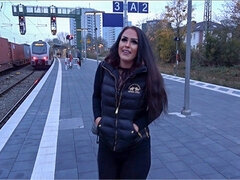 Enthousiasteling, Grote lul, Bruinharig, Hondjeshouding, Duits, Hd, Slet, Zuigen