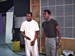 Grosse bite, Noire, Sucer une bite, Noir ébène, Poilue, Interracial