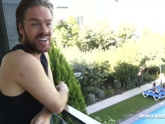 デカ尻, デカチン, フェラチオ, イく瞬間, チン, 女 人男 人, 毛深い, オマンコ