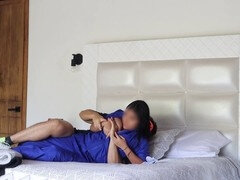 18, 素人, 自家製, 巨大, メイド, オナニー, ストッキング, ティーン