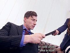 arses BUERO - German secretary Julie Hunter smashed by her manager in office sex