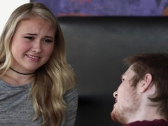 Blondine, Blasen, Schwanz, Hardcore, Muschi, Nass