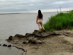 Beach, Cute, Naked, Nude, Nudist, Outdoor, Russian, Wife