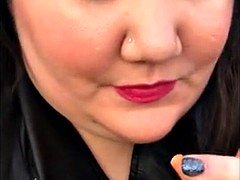 Amateur, Bbw, Brunette, First time, Outdoor, Smoking