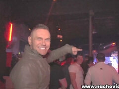 舞台裏, デカチン, 茶髪の, 裸, 小柄, 三人