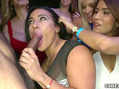 Crazy girls throwing a bachelorette bash