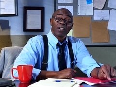 Detective Ariana Marie gets her pussy hole drilled by captain's bbc