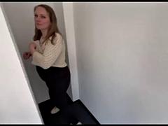 Saskialove87s German Office Cash Crunch Sparks Lesbian Doggy Pounding