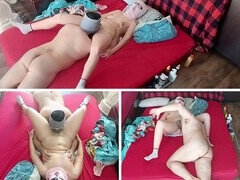 Leie, Braunhaarige, Küche, Massage, Masturbation, Reif, Milf, Nackt