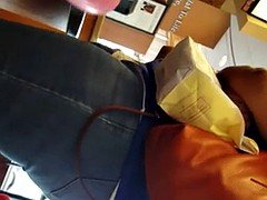 Cul, Noire, Noir ébène, Mature, Sous la jupe, Voyeur