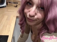 デカ尻, フェラチオ, バック, 淫乱熟女, 母, オマンコ, スカート, 禁句