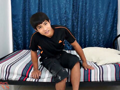 Asiatique, Tir de sperme, Fétiche des pieds, Branler, Solo