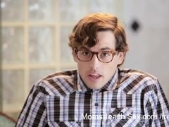 Pijpbeurt, Sperma, Groep, Hd, Mager, Stiefmoeder, Trio, Tieten likken