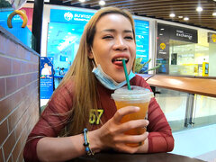 アジア人, デカ尻, デカパイ, 茶髪の, 巨乳な, 彼女, 巨大, 淫乱熟女