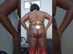 アナル, お尻, デブ, 自家製, レディボーイ, シーメール, 一人, おもちゃ