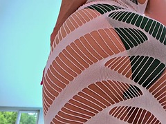 ビキニ, 目瞪口呆, オナニー, 熟年, プール, オマンコ, 一人, おもちゃ
