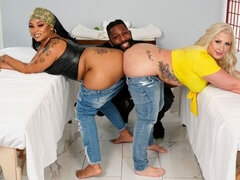 Bbw, Black, Blowjob, Fat, Ffm, Interracial, Milf, Threesome