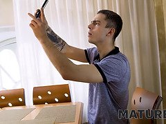 Blowjob, Brunette, Cougar, Hairy, Pussy, Russian, Stepmom, Toys