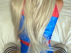 Culo, Rubia, Mamada, Estilo perrito, Vestido, Fetiche, Sexo duro, Pov