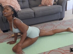 Grosser schwanz, Blasen, Hundestellung, Schwarz, Interrassisch, Pov