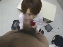 Asiático, Tetas grandes, Mamada, Japonés, Pov