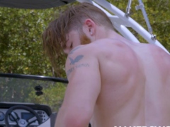 NAKEDSWORD Cesar Rossi Stretch Nick Milani Ass On The Boat