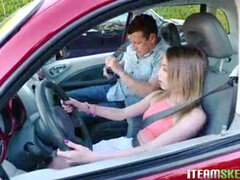 Anal, Cul, Gorge profonde, Béant, Petite femme, Adolescente