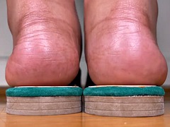 Amateur, Noire, Noir ébène, Pieds, Chaussures