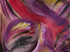 Kont, Grote mammen, Tepels, Klein, Roodharige vrouw, Geschoren, Tiener, Tieten likken