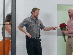 Kont, Grote mammen, Bruinharig, Stel, Hardcore, Hd, Politie, Vrouw