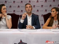 お尻, 黒人, フェラチオ, 茶髪の, 顔射, ラティーナ, ピアス, 現実