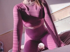 18 летние, Ноги, Пальцем, Крошечные, Соло, Спандекс, Чулки