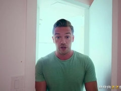 Grote mammen, Gebondenheid, Lul, Sperma in gezicht, Lesbisch, Likken, Kut duiken, Tieten likken