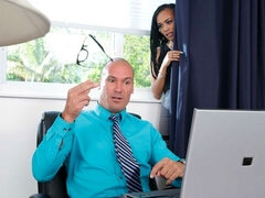 素人, デカチン, デカパイ, フェラチオ, 黒人, オフィス, ストッキング, ティーン