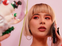 素人, ベッドルーム, デカチン, ブロンド, フェラチオ, バック, ショートヘア, ガリガリ