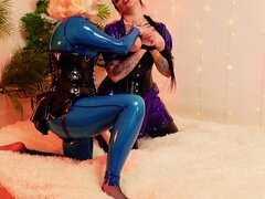 Leie, Weibliche domination, Selbstgemacht, Latex, Lesbisch, Herrin, Sklave, Schwedisch